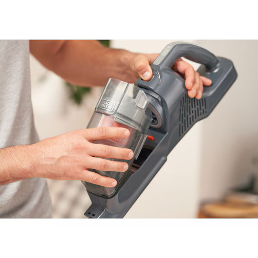 Black&Decker BHFEA520J-GB Vacuum cleaner 20V Gray - مكنسة كهربائية لاسلكية 2 في 1 من بلاك اند ديكر