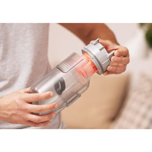 Black&Decker BHFEA520J-GB Vacuum cleaner 20V Gray - مكنسة كهربائية لاسلكية 2 في 1 من بلاك اند ديكر