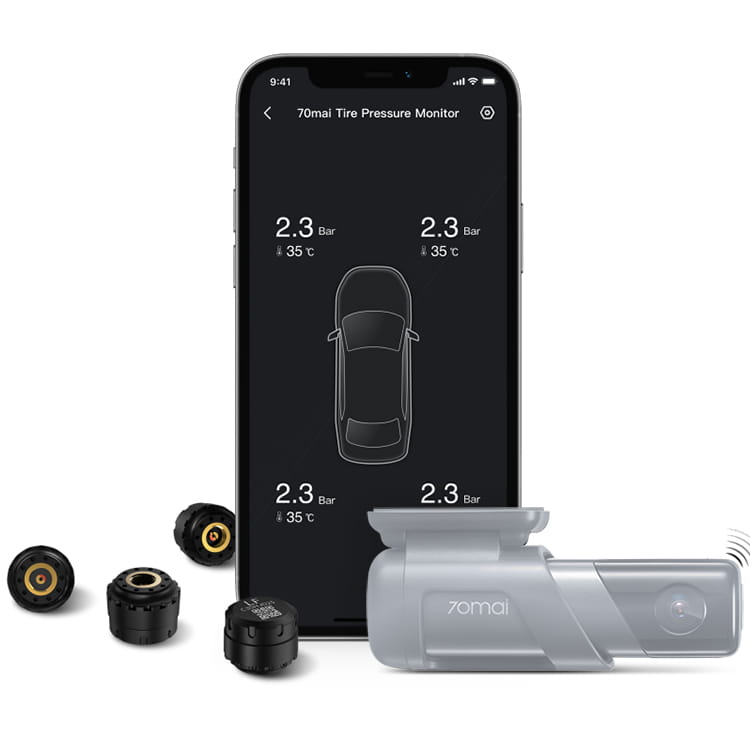 70MAI EXTERNAL TPMS SENSOR for m500 dash cam - نظام مراقبة ضغط الإطارات (خاص بكاميرات M500) من شاومي