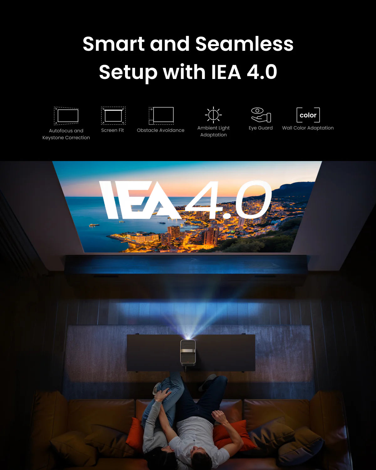 Anker Nebula Cosmos 4K SE Projector Grey - داتا شو نيبولا كوزموس 4K SE من انكر
