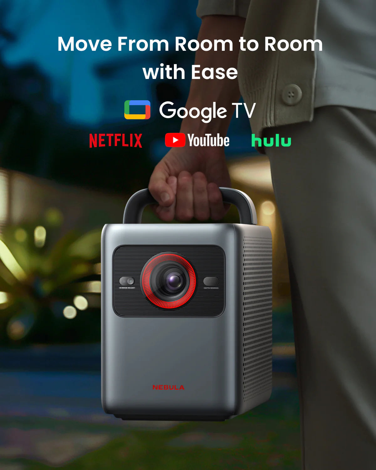 Anker Nebula Cosmos 4K SE Projector Grey - داتا شو نيبولا كوزموس 4K SE من انكر