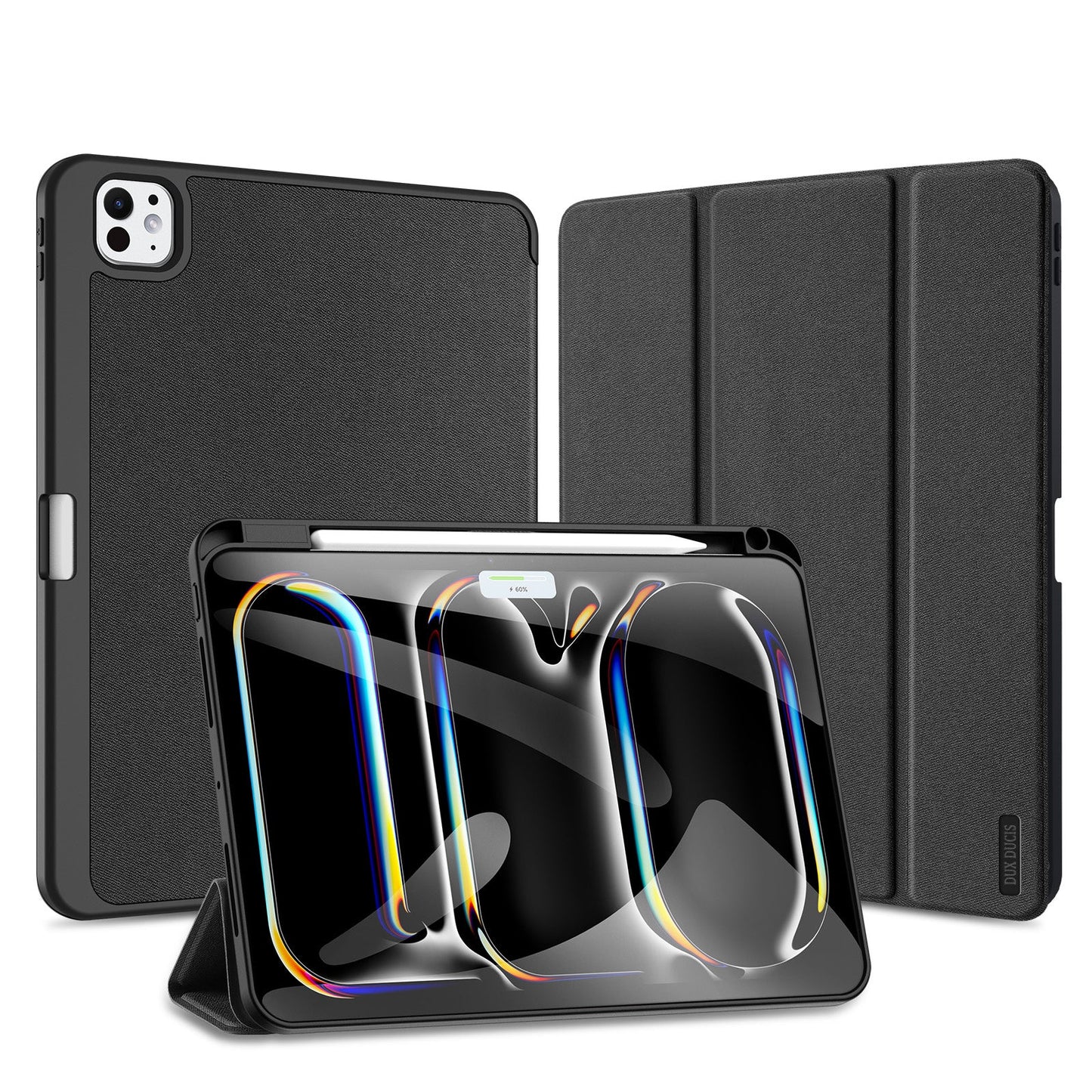 DOMO PREMIUM CASE FOR IPAD PRO 11 2024 - كفر ايباد برو 11 من دومو اسود