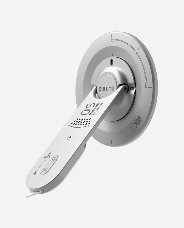 AULUMU G05 AIR 5-IN-1 MAGNETIC PHONE KICKSTAND SLIVER - ستاند ماك سيف 5 في 1 من اولومو فضي