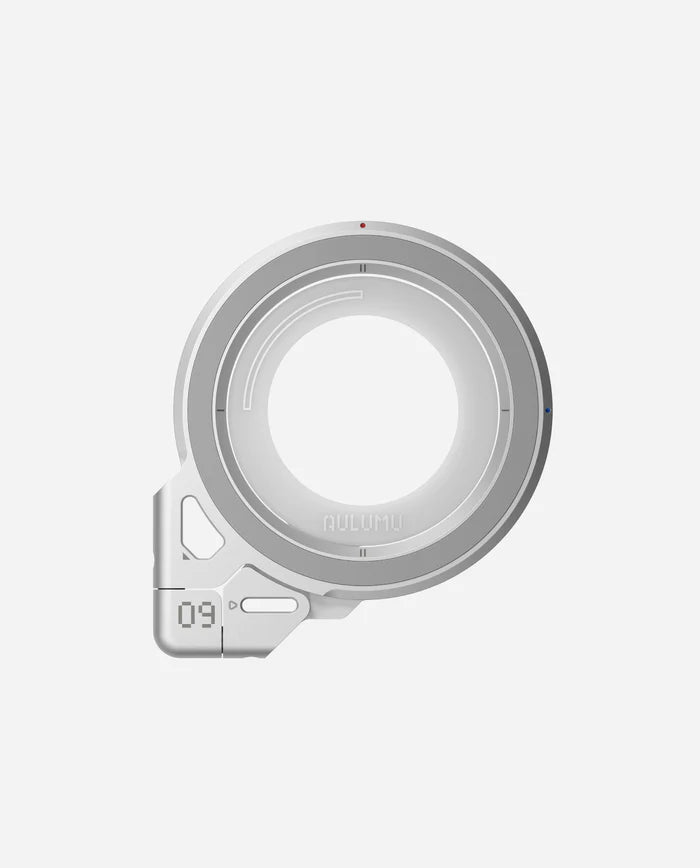 AULUMU G09 INFINITE DUAL-MAG STAND FOR PHONE SLIVER - ستاند هاتف مغناطيسي ثلاثي المحاور من اولومو فضي