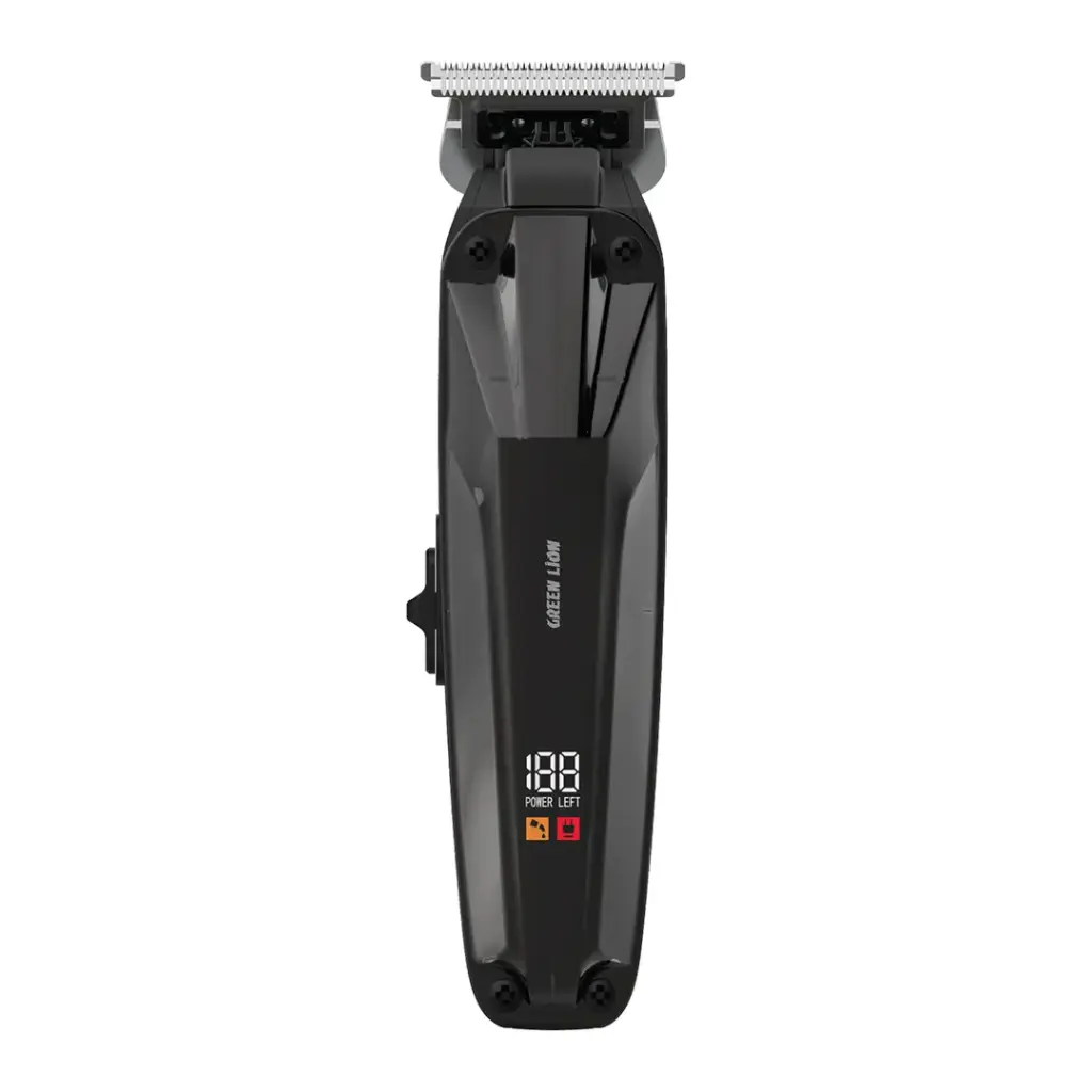 Green Lion Clip Master Professional Hair Clipper Black - ماكنة حلاقة احترافية مع شاشة رقمية من كرين اسود