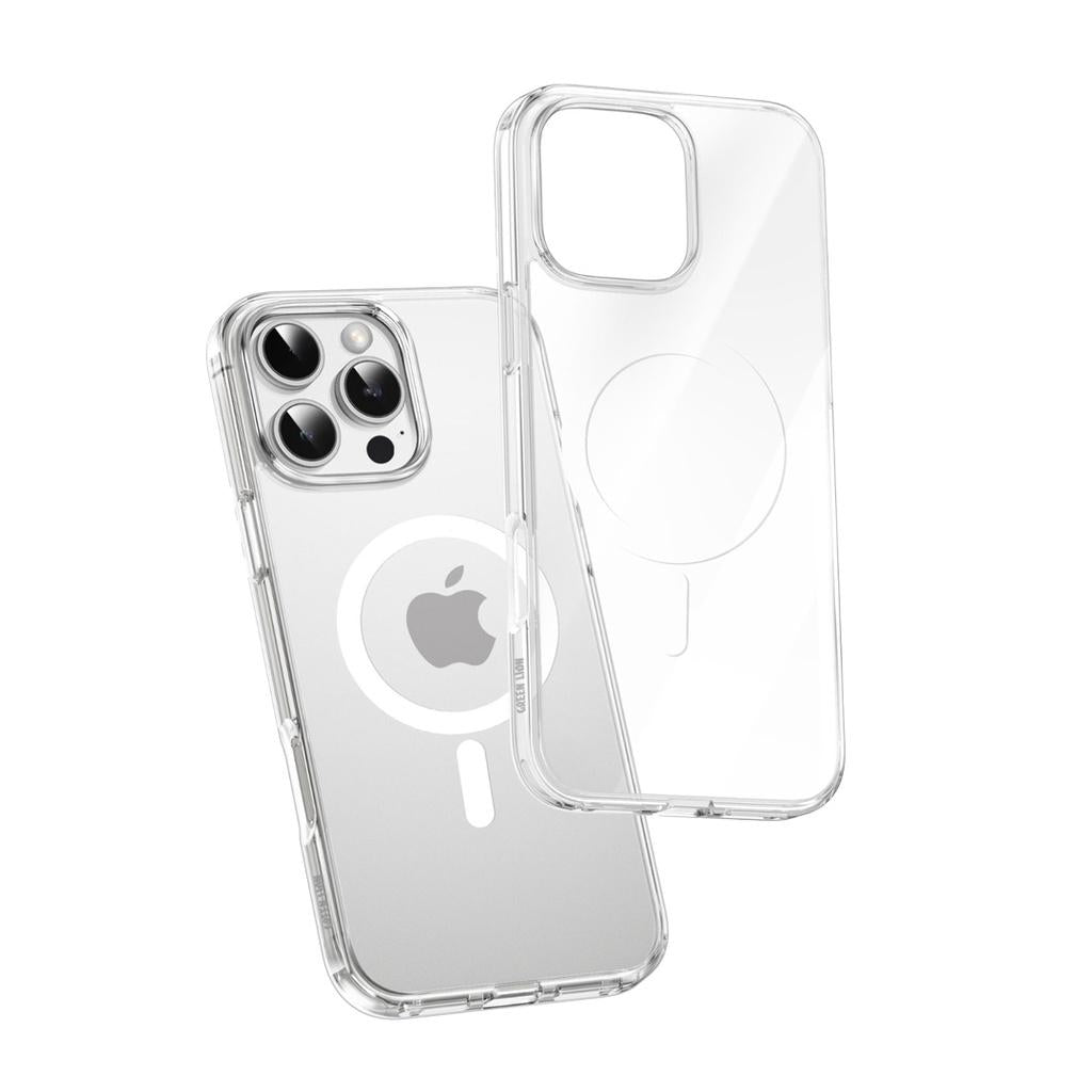 Green Lion Magsafe Crystal Clear Case iPhone 16 Clear - كفر شفاف ماك سيف للايفون 16 من كرين