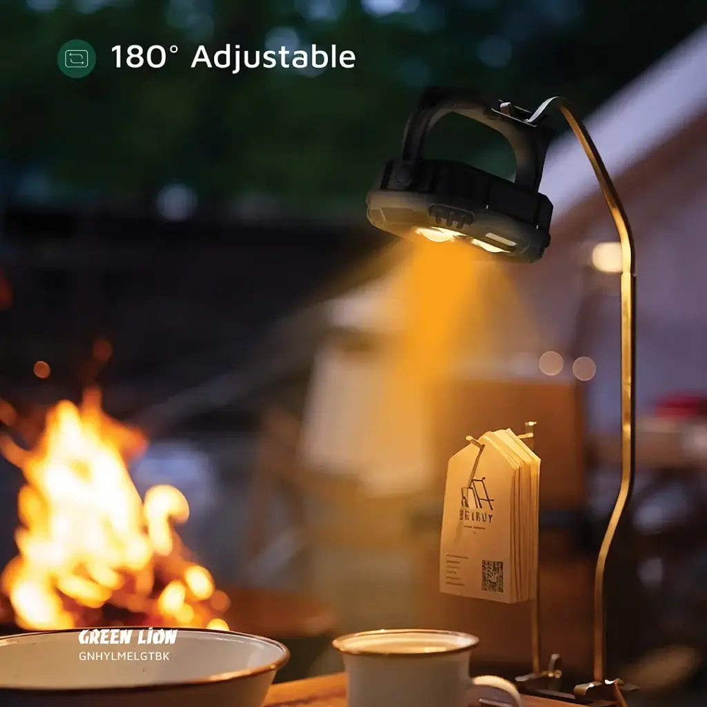 Green Lion Hyper Lume Working Light 1000LM - Black-كشاف اضاءة عمل قوي هايبر لوم من غرين لايون بقوة إضاءة 1000 لومن – أسود