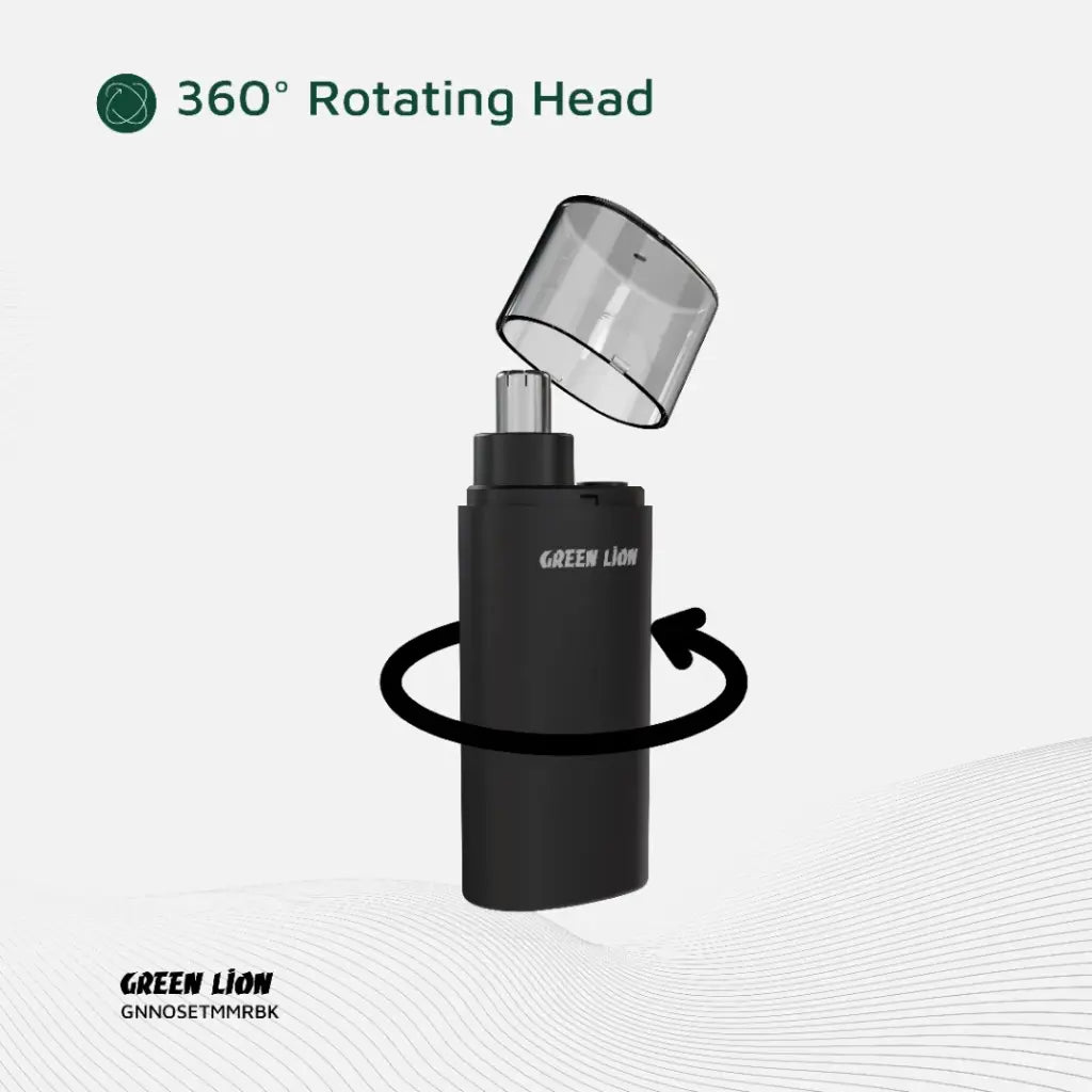 Green Lion Nose Pro Nose and Ear Trimmer Black - ماكنة حلاقة الانف والاذن من كرين اسود