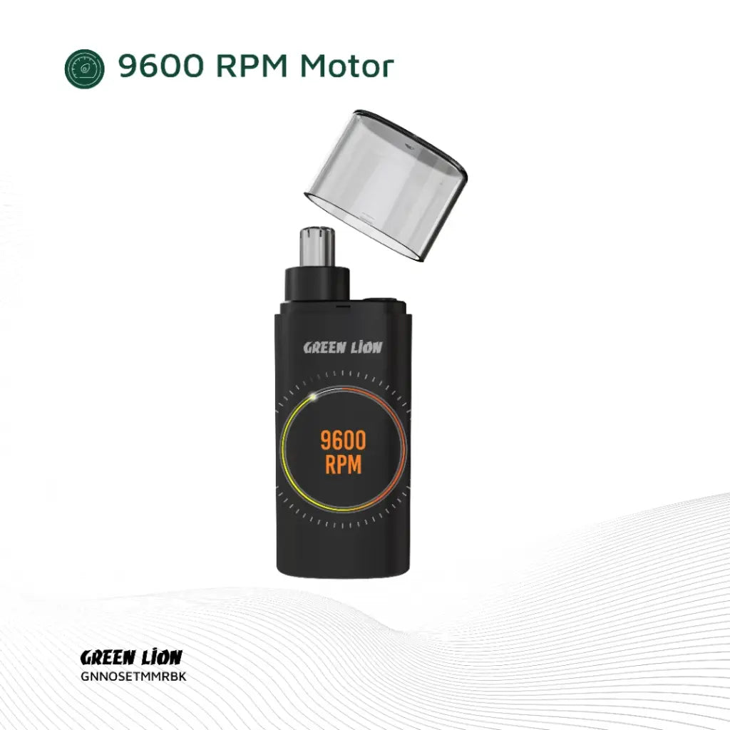 Green Lion Nose Pro Nose and Ear Trimmer Black - ماكنة حلاقة الانف والاذن من كرين اسود