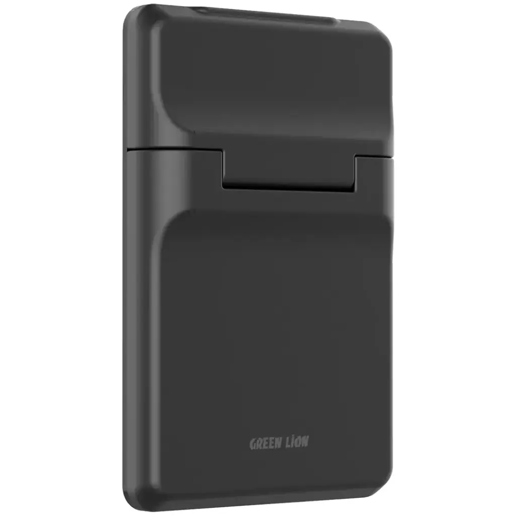 Green Lion W3- Magsafe Wallet Card Holder Black - محفظة بطاقات مغناطيسية من كرين