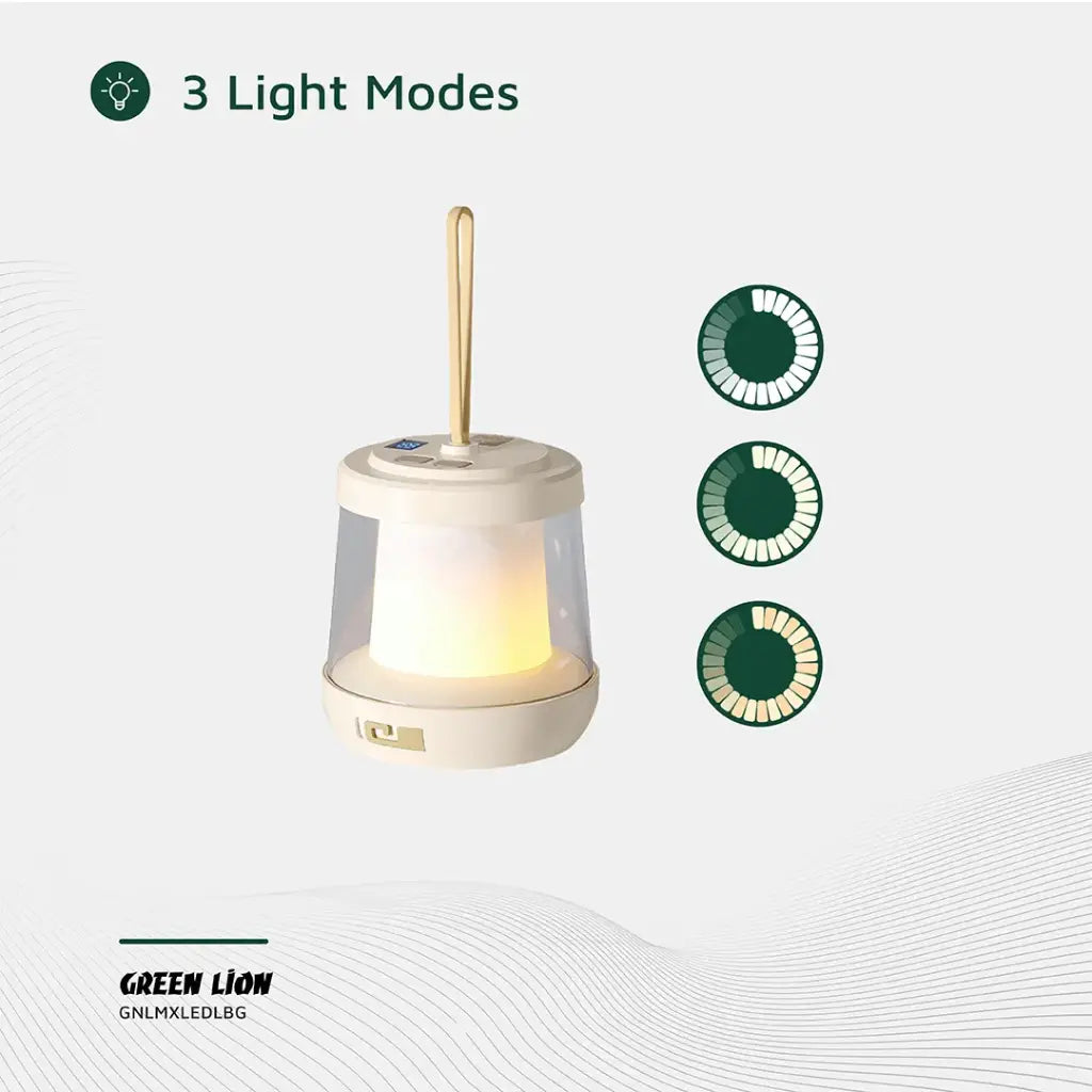 Green Lion Lumex LED Light with Inbuilt LED Strip Light Beige - مصباح ليد لوميكس مع شريط إضاءة ليد مدمج 10 واط من كرين بيجي