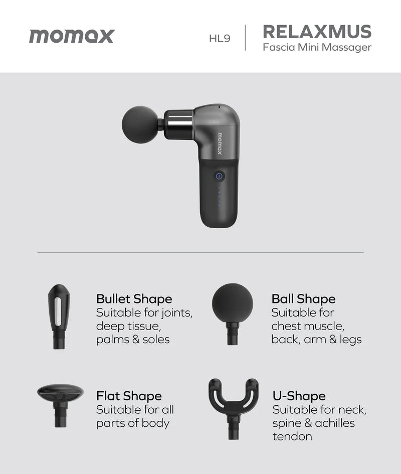 MOMAX RELAXMUS MINI MASSAGER HL9 - جهاز مساج صغير من موماكس
