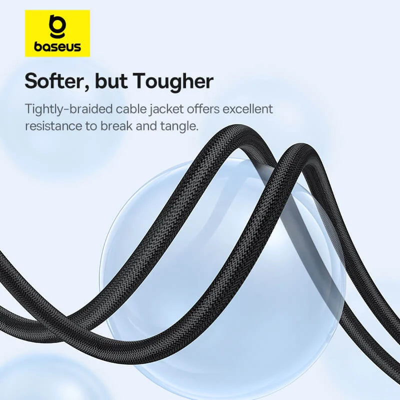 BASEUS ENCOK HZ20 WIRED EARPHONES CLUSTER BLACK - سماعات اوكس 3.5 مم من باسيوس اسود