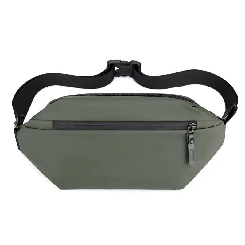 OMASKA 1100-GR WAIST BAG GREEN - حقيبة خصر متعددة الاستخدامات للرجال من اوماسكا اخضر