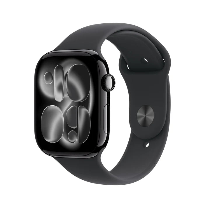 APPLE WATCH SERIES 11 46MM JET BLACK M/L - ابل ووتش سيريس 11 قياس 46 ملم لون جيت بلاك - سوار M/L