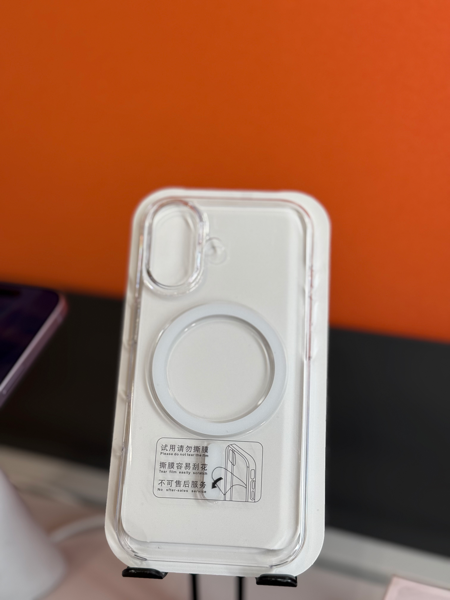 CLEAR CASE FOR IPHONE 17
كفر شفاف ماك سيف للايفون 17