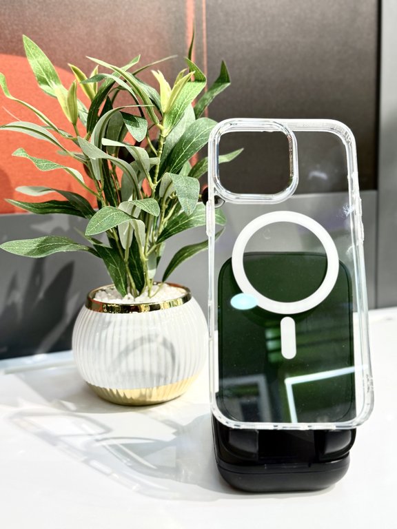 BELKIN MAG CASE FOR IPHONE 14 PRO MAX- كفر شفاف ماك سيف للايفون 14 برو ماكس