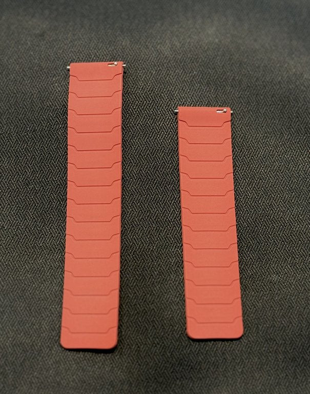 RUPPER STRAP 22MM RED - سير ساعة ٢٢ ملم ربر