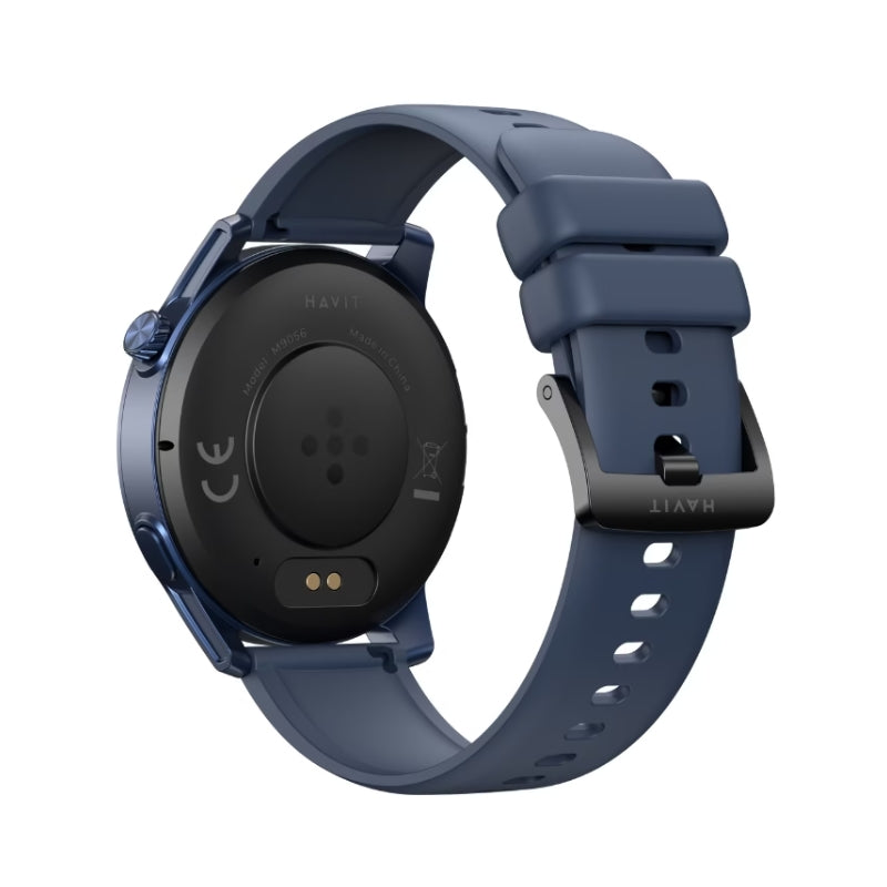 Havit M9056 AMOLED Smart Watch Blue - ساعة ذكية من هافيت