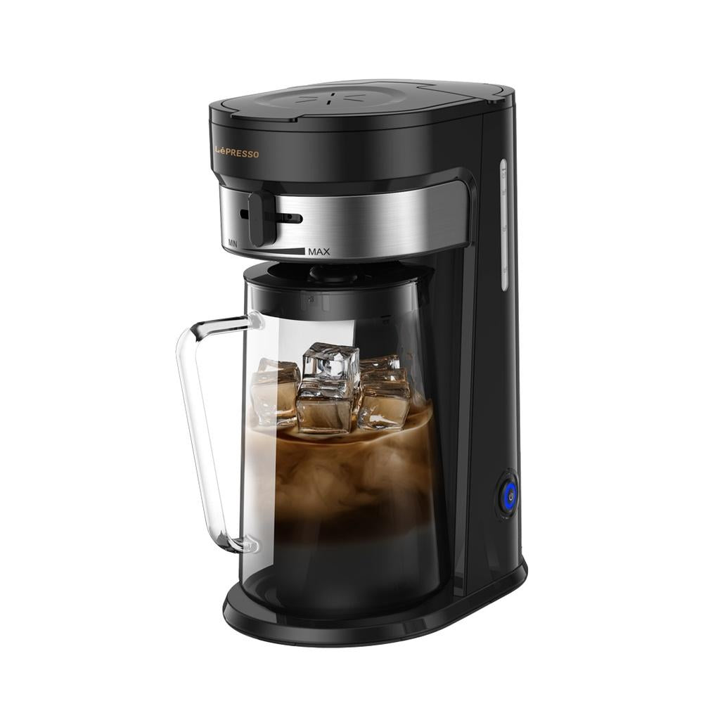 LePresso Ice Coffee Maker 2.5L Jar 750W Black - ماكنة تحضير المشروبات الباردة والساخنة سعة 2.5 لتر وقوة 750 واط من ليبريسو