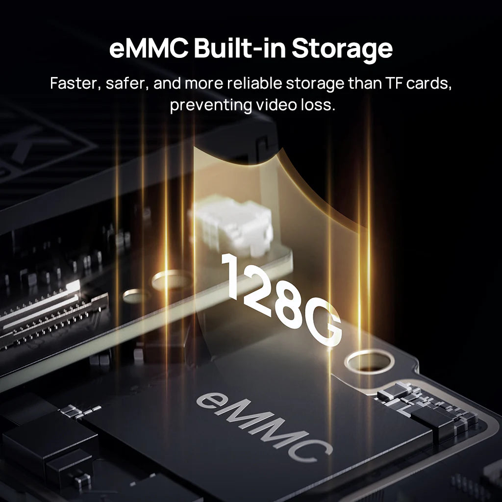 70Mai Dash Cam 4K M800 HDR Set - كاميرا سيارة امامية + خلفية من شاومي