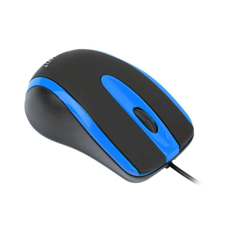 Havit HV-MS753 Wired Optical Mouse Black + Blue - ماوس سلكي من هافيت