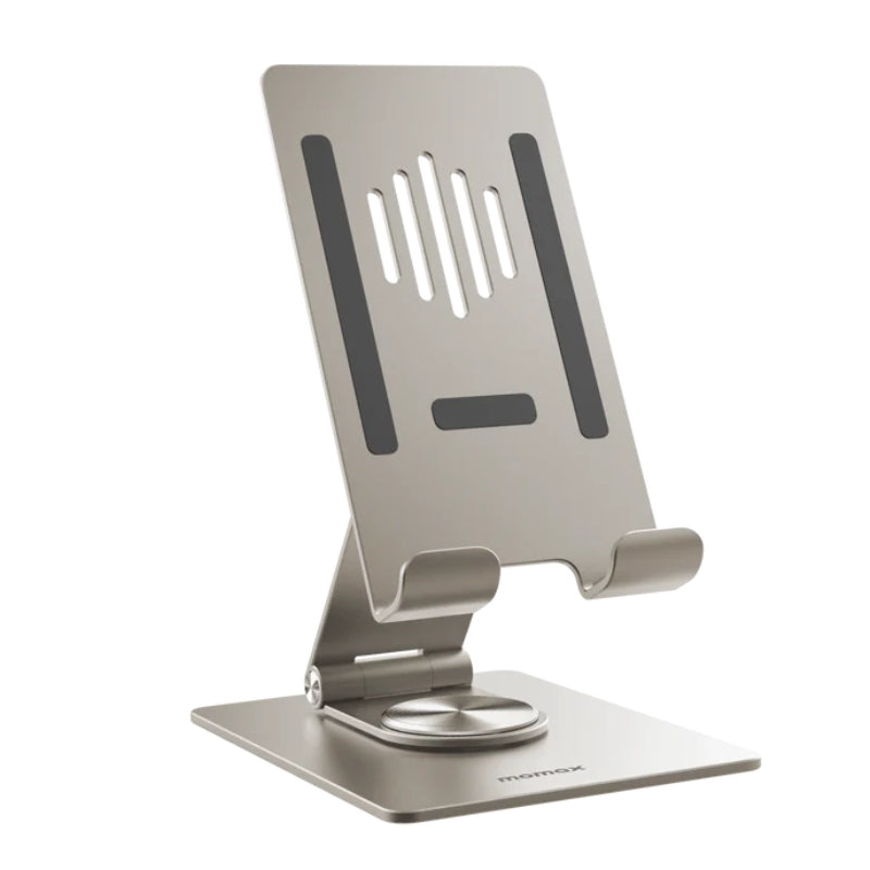 Momax Fold Stand Rotatable Phone Tablet Stand (Titanium)