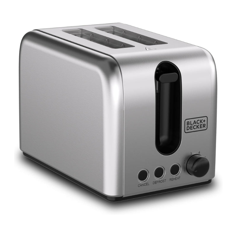 Black&Decker ET244-B5 2 SLICE TOASTER 1050W Stainless steel - محمصة خبز 2 شريحة 1050 واط من بلاك اند ديكر
