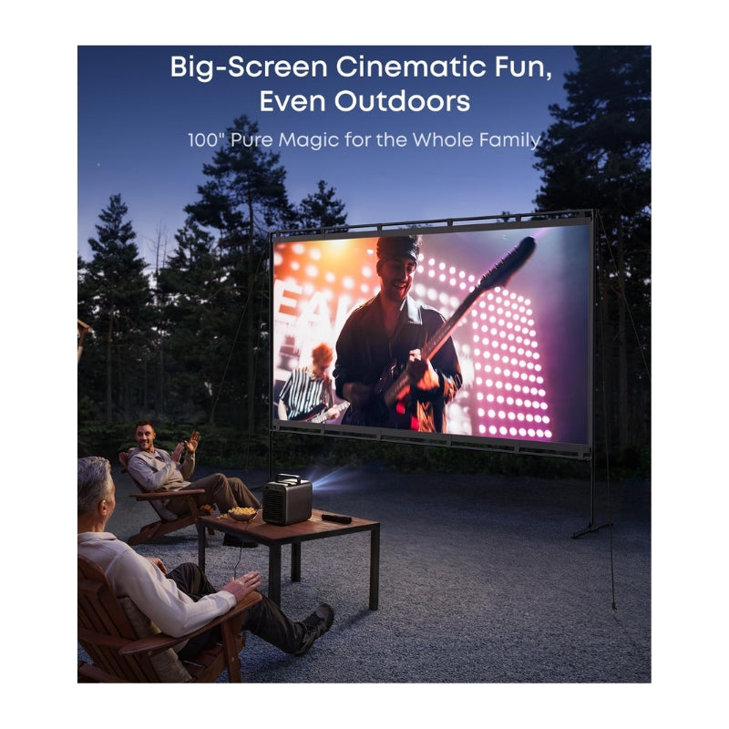 Anker Nebula 100-Inch Outdoor Projector Screen with Stand - شاشة عرض خارجية مقاس 100 بوصة مع ستاند من انكر نيبولا