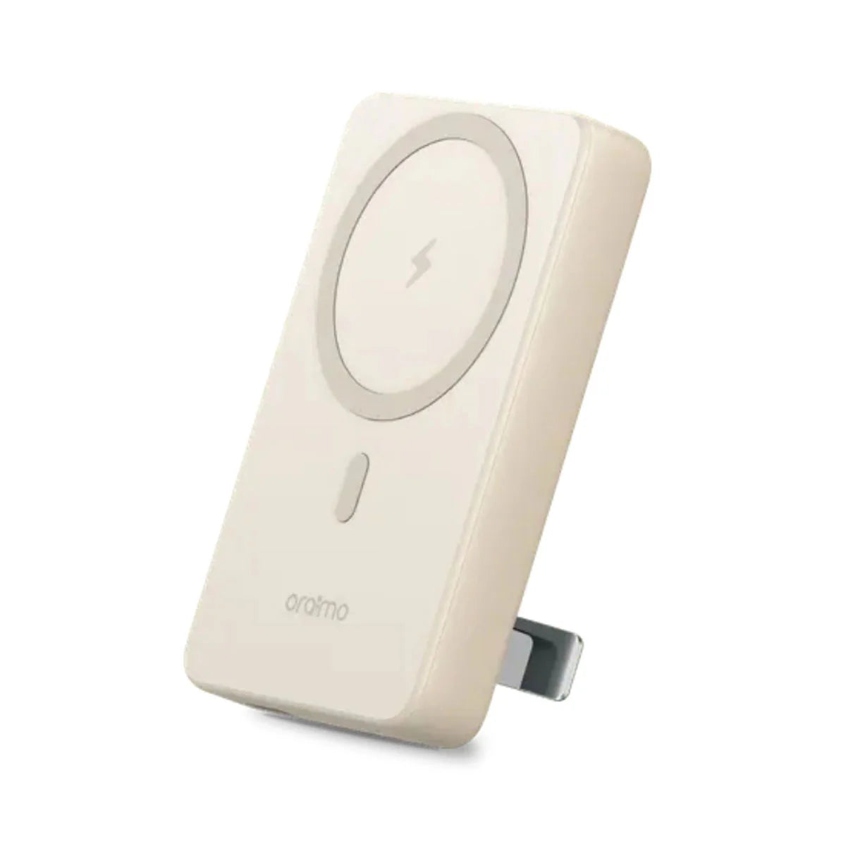 ORAIMO OPB-7102W GOLD 10000MA WHIRELESS - باوربنك ماك سيف 10000 ملي امبير مع ستاند من اورايمو ذهبي