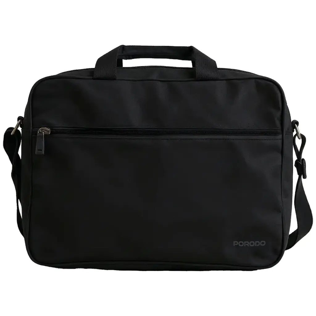 Porodo Laptop Sleeve Black - حقيبة لابتوب حتى مقاس 15.6 بوصة من بورودو اسود