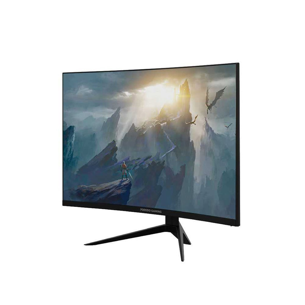 Porodo Gaming Wide Screen Gaming Monitor 32" 165Hz Black - شاشة العاب 32 بوصة 165 هيرتز من بورودو اسود