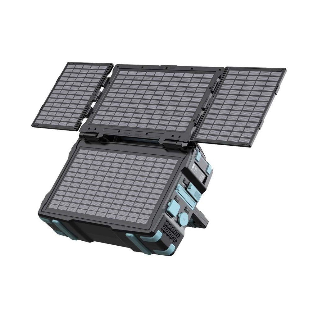 Powerology Portable Solar Power Generator 284Wh 300W QC 76800MAH - مولد طاقة شمسية محمول 76800 ملي امبير 300 واط من باورولوجي