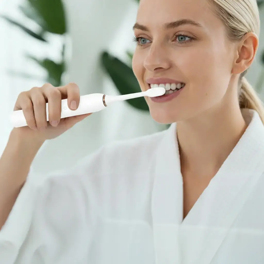 Porodo Blue Electric Toothbrush White - فرشاة اسنان كهربائية من بورودو ابيض