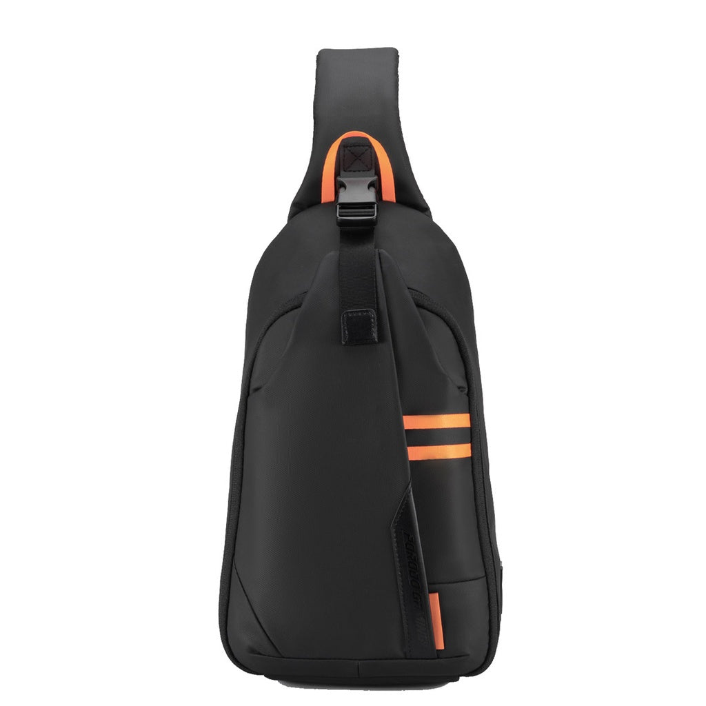 Porodo Gaming Water-Resistant PU Sling Bag With USB-C Port - حقيبة ظهر رياضية ذات الحزام الواحد من بورودو