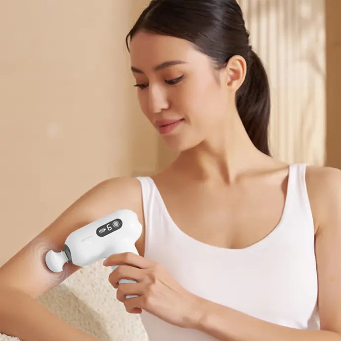 Porodo Lifestyle Mini Massage Gun with 4 Head - جهاز مساج صغير 15 واط من بورودو