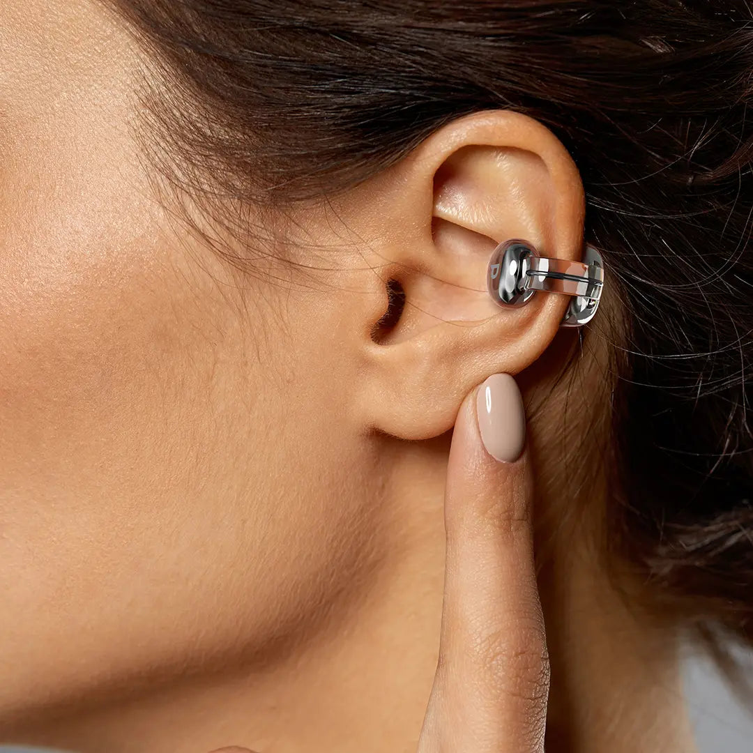 Powerology OWS Earbuds with Titanium Drivers +Silicon Mic + 3C Fast Charging White - سماعات بلوتوث من باورولوجي ابيض