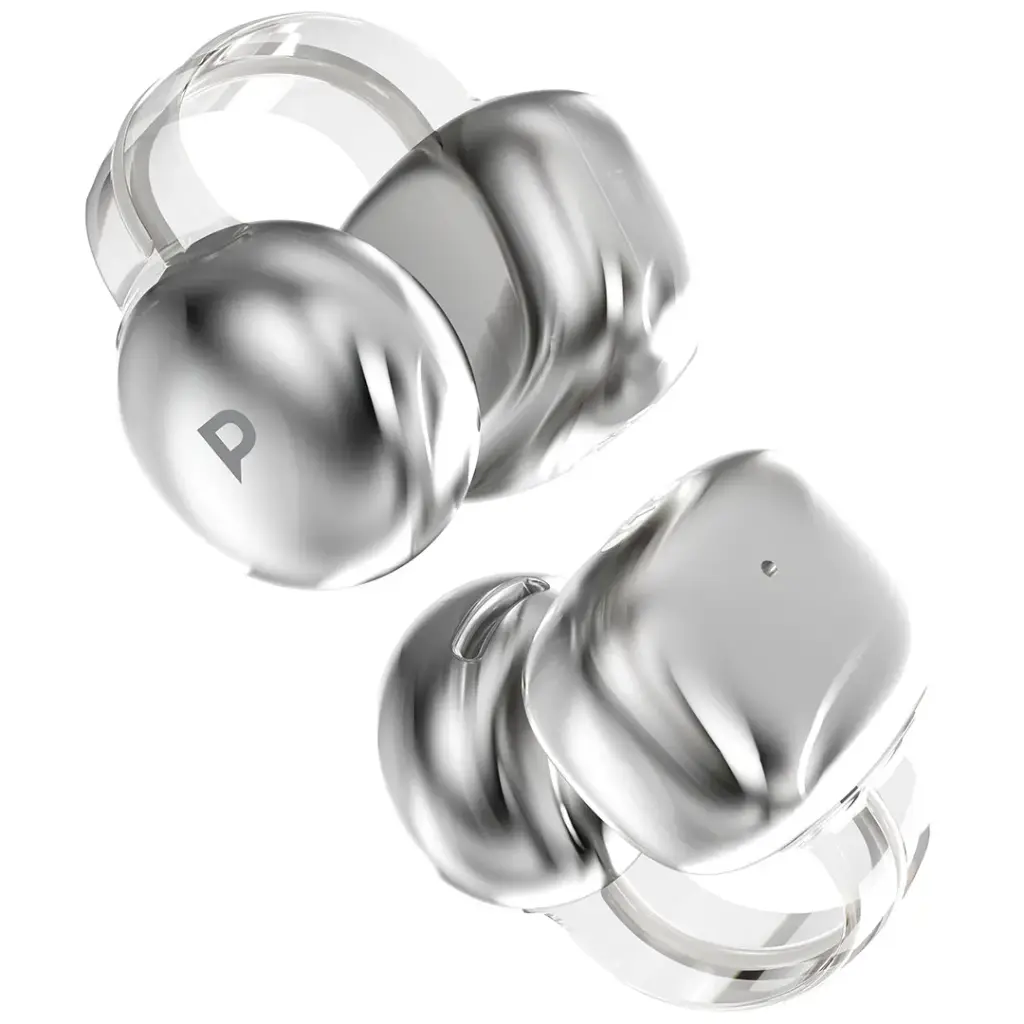 Powerology OWS Earbuds with Titanium Drivers +Silicon Mic + 3C Fast Charging White - سماعات بلوتوث من باورولوجي ابيض