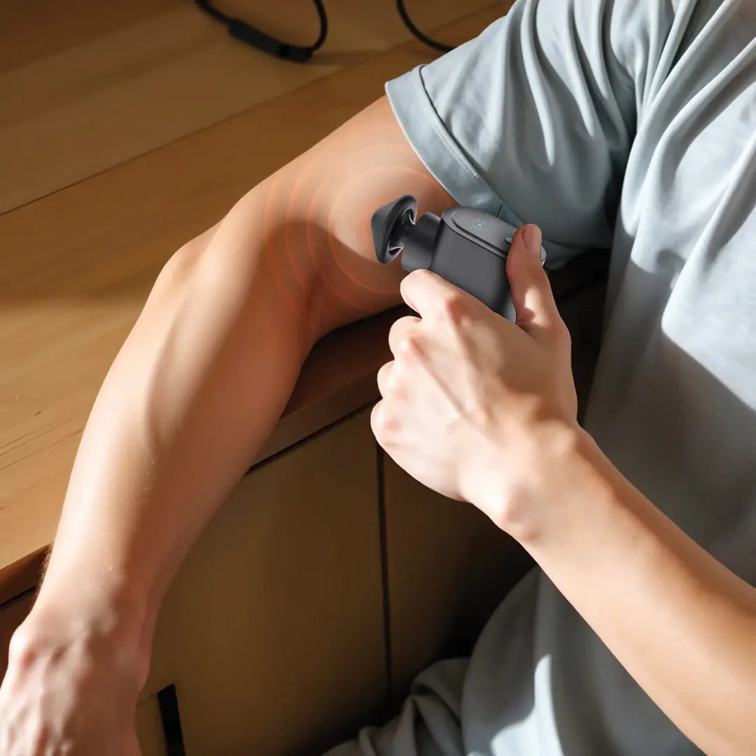 Powerology Massage Gun Black - جهاز مساج محمول من باورولوجي اسود