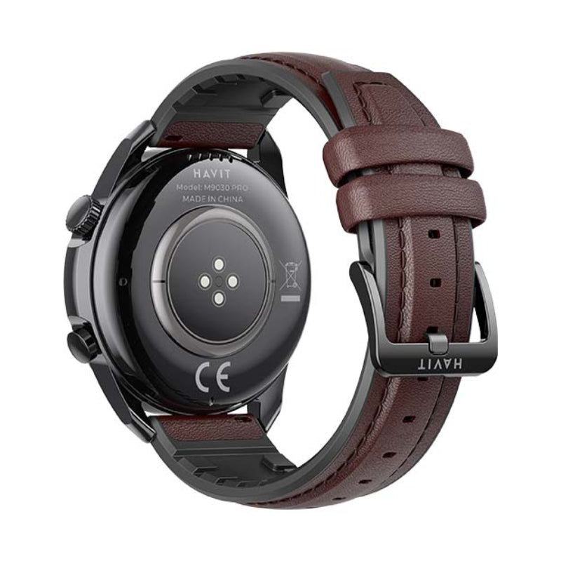 Havit M9030 PRO SmartWatch Amoled Circle brown - ساعة ذكية من هافيت