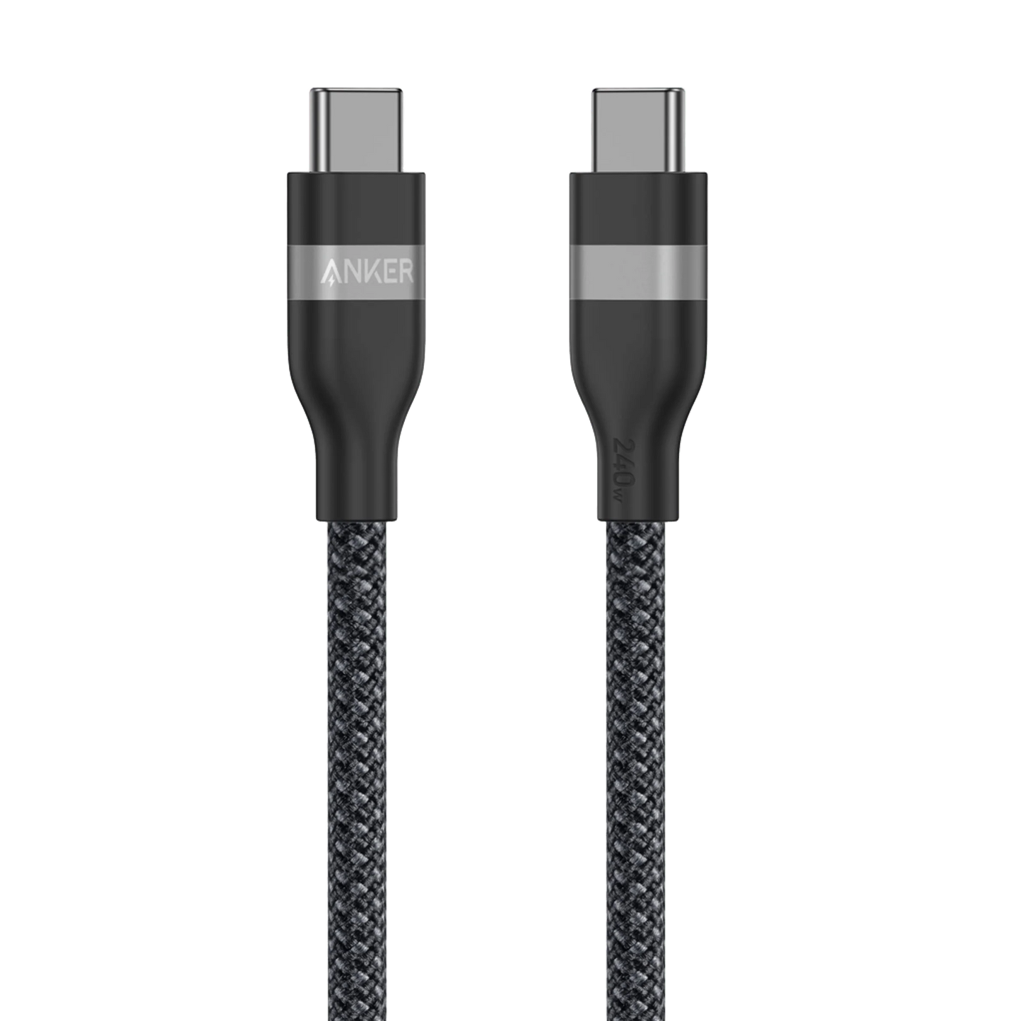 Anker USB-C to C Cable 3ft 240W Upcycled-Braided - كيبل تايب سي تايب سي 240 واط من انكر