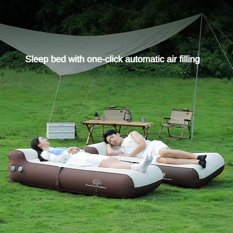 Yisu PL2-01 Automatic Leisure Bed Earth Brown - سرير هوائي ذكي اوتوماتيكي قابل للنفخ والتفريغ يتحمل حتى 150 كغم