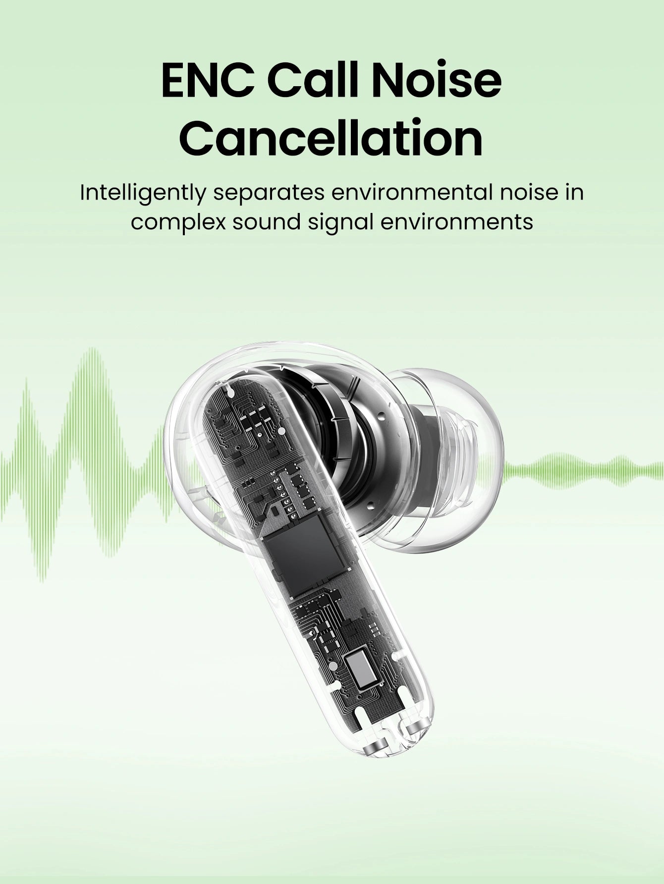 UGREEN HiTune P3 TW Earbuds White - سماعات بلوتوث من يوكرين ابيض