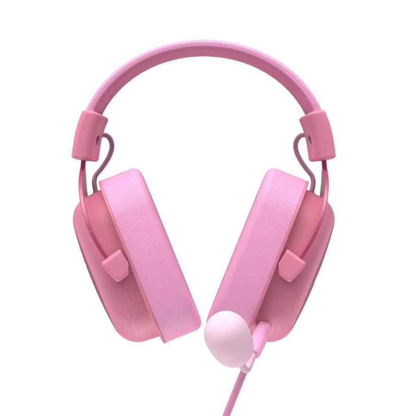 Havit H2002d Wired Gaming headphone pink - سماعات هيدسيت سلكية للالعاب من هافيت وردي