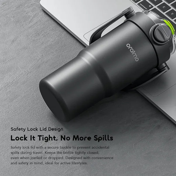 Oraimo ThermoGo 750ml Stainless Steel Insulated Thermos - ترمز ستانلس ستيل معزول 750 مل من اورايمو