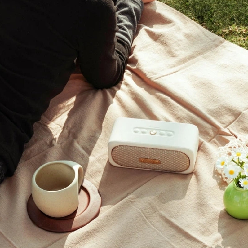 Havit SK905BT Bluetooth Speaker - Beige - سبيكر بيجي من هافيت