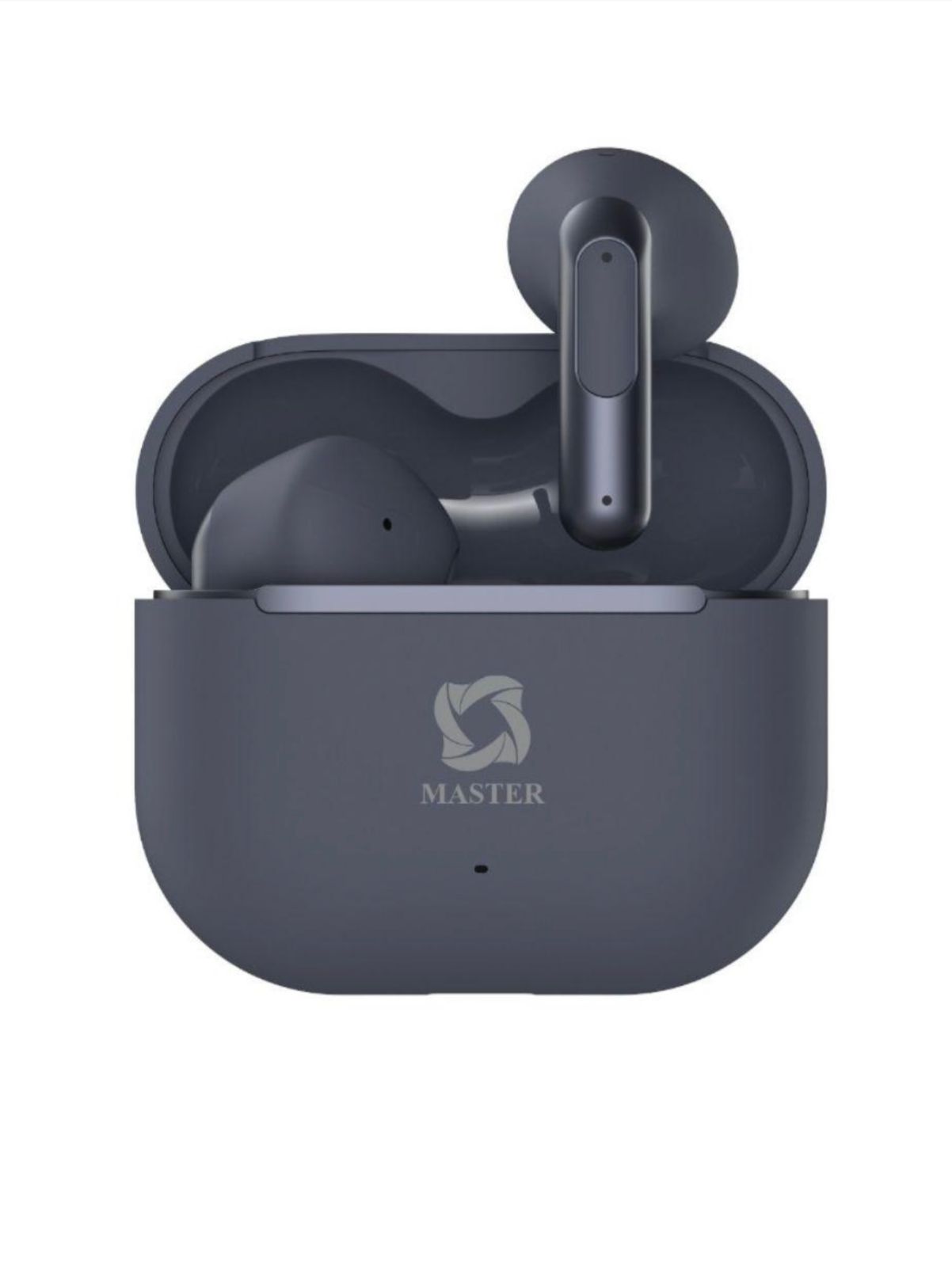 Master Earbuds Hybrid ANC/ENC AI Blue - سماعات بلوتوث الهجينة بتقنية الغاء الضوضاء النشط المعزز بالذكاء الاصطناعي من ماستر لون ازرق