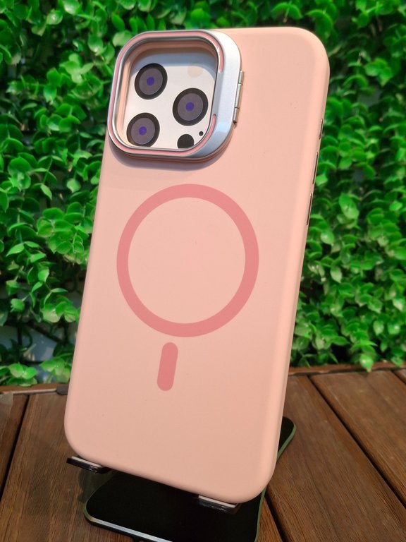 YOTOO CASE FOR IPHONE 15 PRO MAX PINK - كفر ايفون 15 برو ماكس ماك سيف وردي