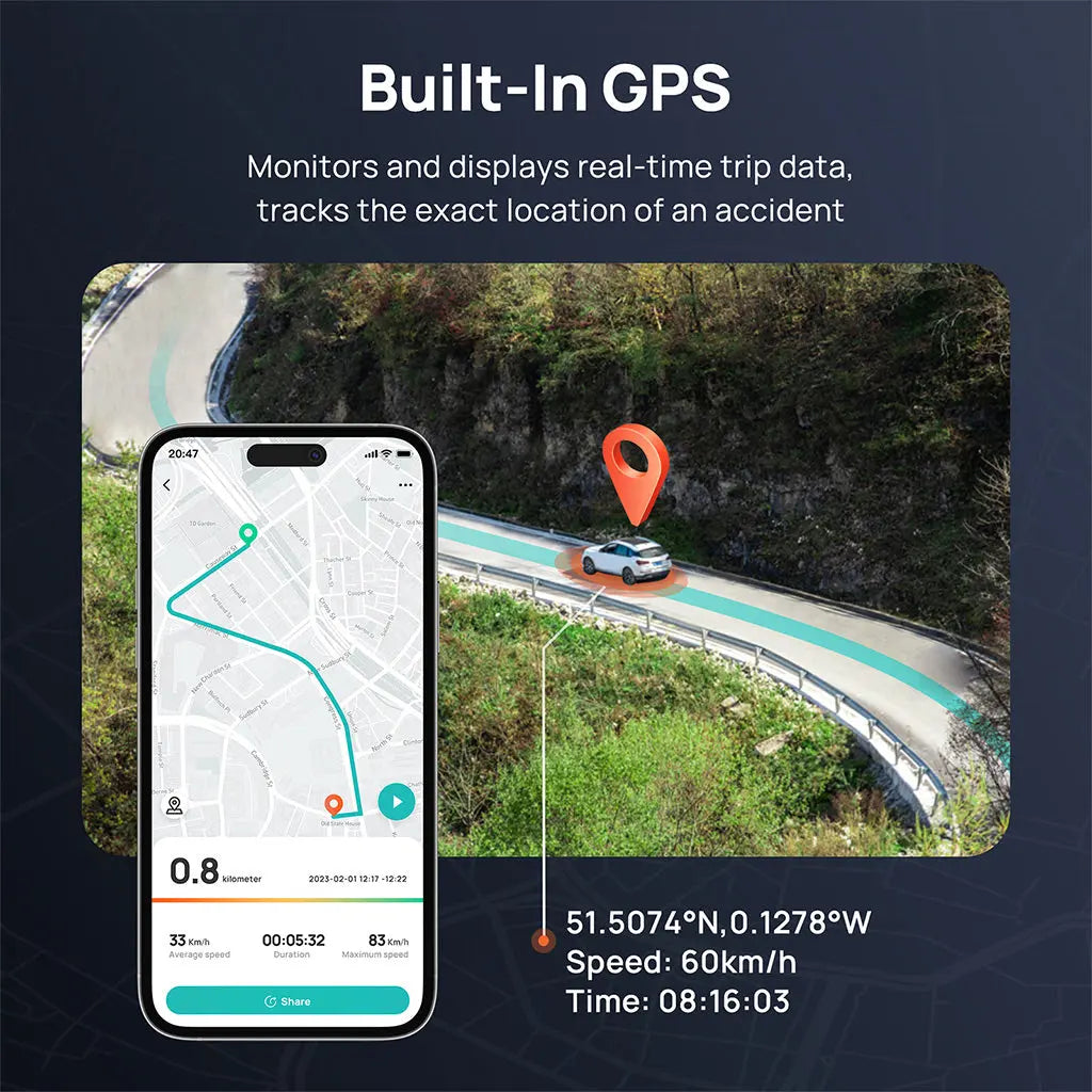 70MAI A500S - كاميرا سيارة امامية من شاومي