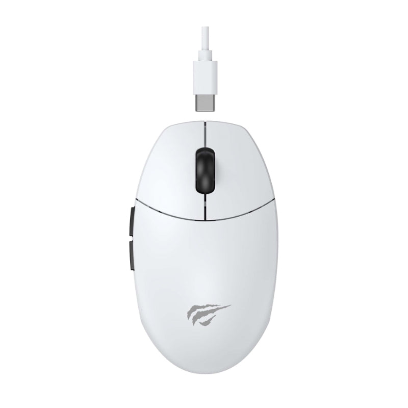 Havit MS1039W Wirelss gaming mouse white+black - ماوس لاسلكي من هافيت